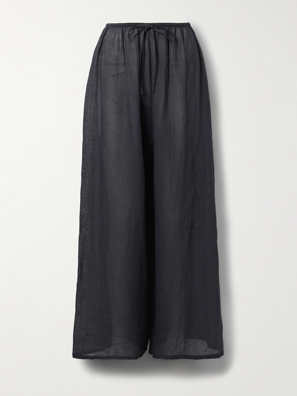 Niko Ramie Wide-Leg Pants