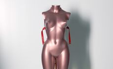 breasts in art: nude mannequin, part of artwork on show in ‘Breasts’ exhibition at ACP Palazzo, Venice