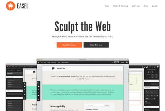 easel web design