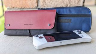 WaterField Designs CitySlicker and Pouch carrying cases for ROG Ally. 