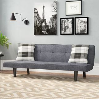 Eakes 3 Seater Upholstered Sofa Bed