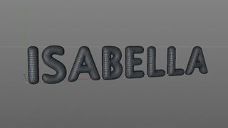 Cinema 4D typography