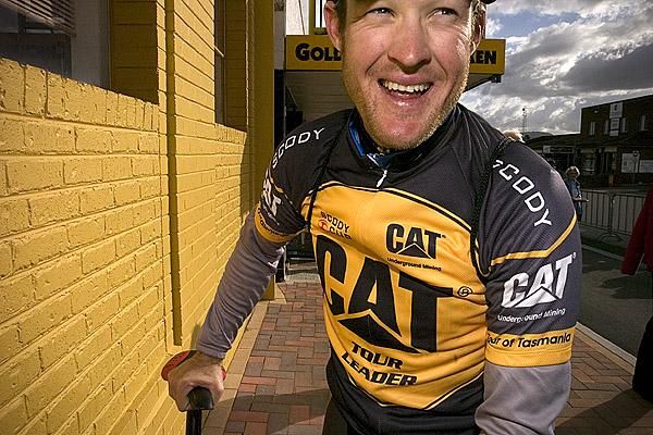 Bernard Sulzberger (Fly V Australia) will take a fifty second lead into the final stage criterium in Westbury.