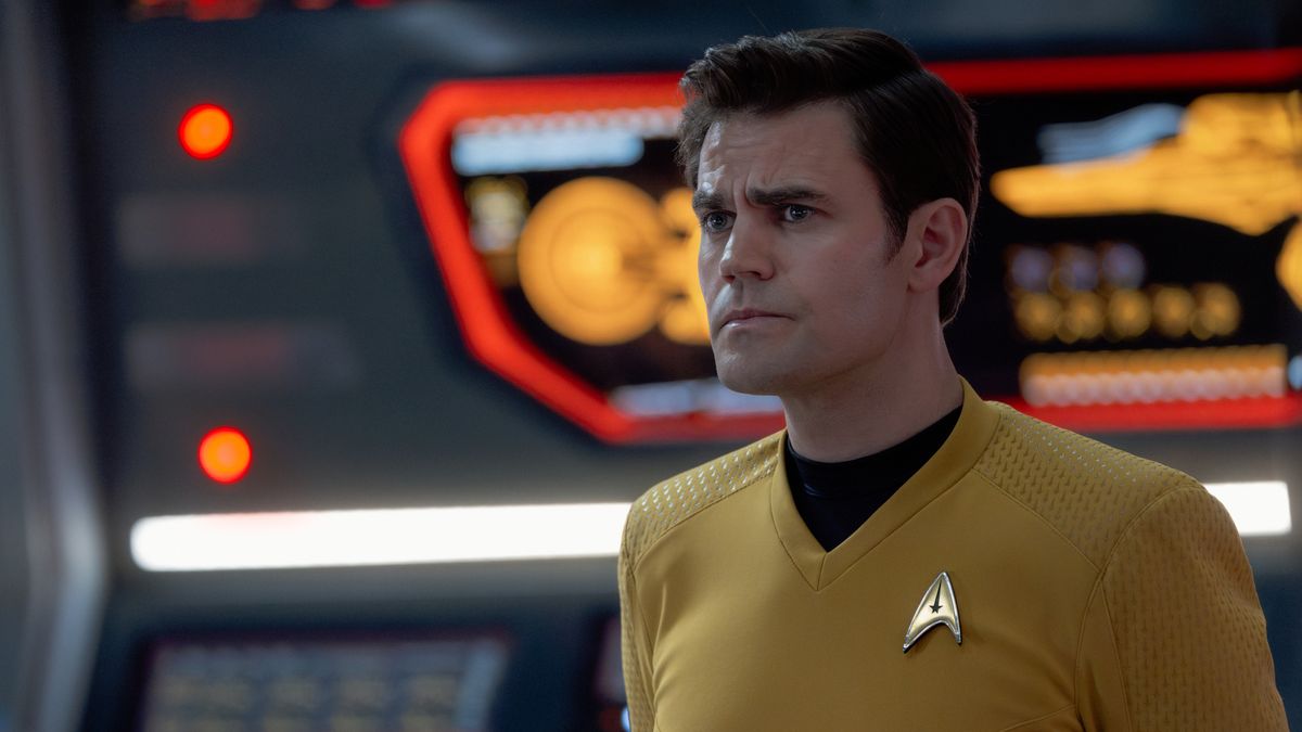 Paul Wesley as James T. Kirk in Star Trek: Strange New Worlds, episode 8, season 4