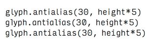 Input offers alternate forms of a, g, i, l, 0, and *