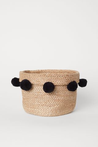 Pom pom storage basket from H&M Home