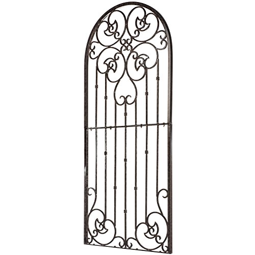 H Potter Garden Trellis - 72" Tall Heavy Duty Metal &amp;amp; Ground Stakes