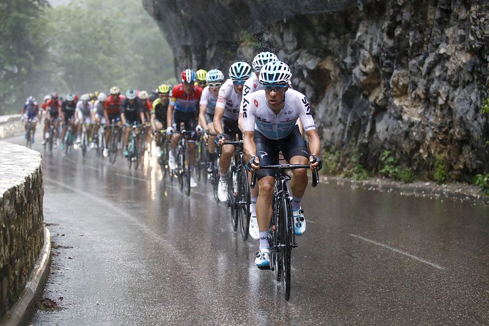 Team Sky at stage 4 of the Criterium du Dauphine