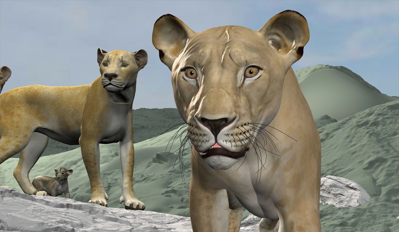 Making the VFX of Mufasa: The Lion King; lions rendered in 3D