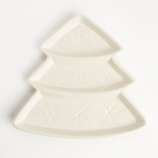 Christmas tree plate