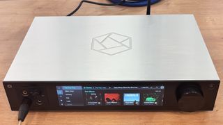 HiFi Rose RS451 music streamer in silver aluminium