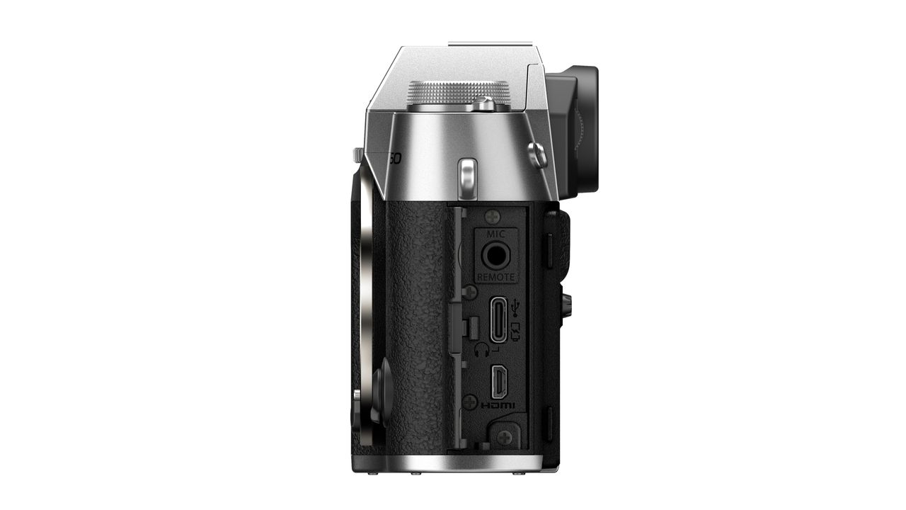 Fujifilm X-T50 against a white background
