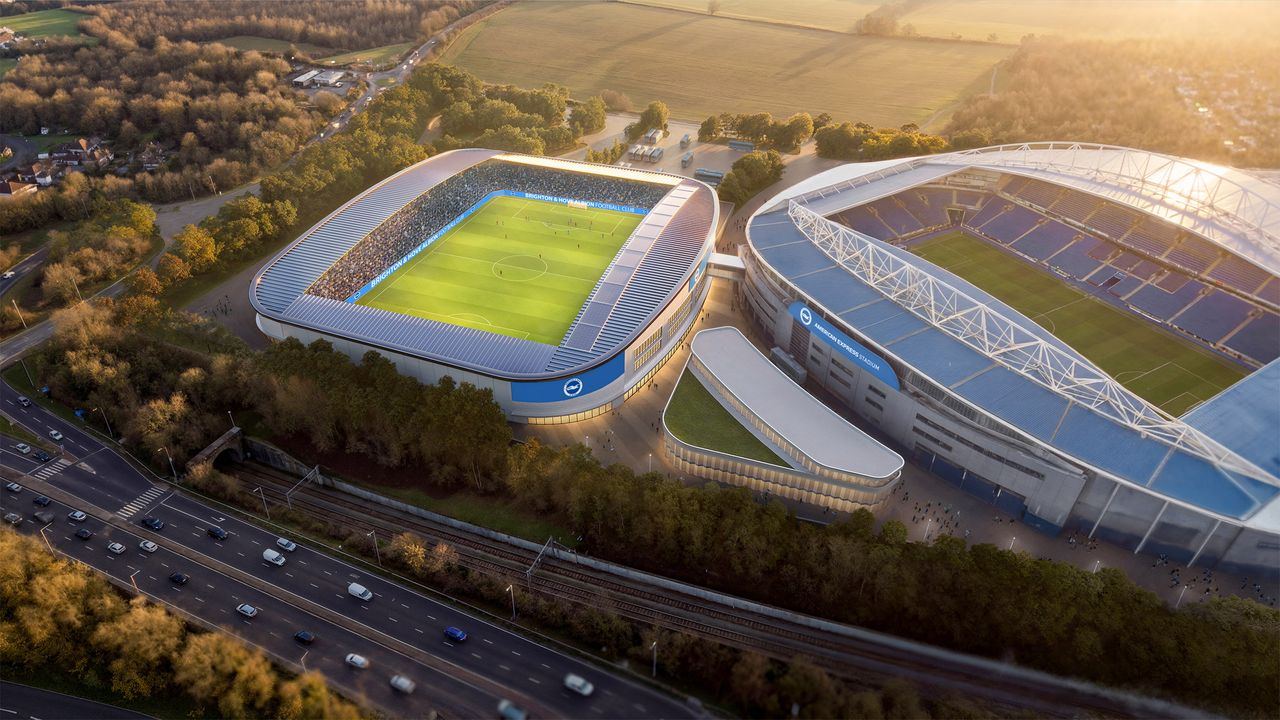 Apakah stadion baru Brighton adalah yang pertama di Eropa? Apa yang dilakukan The Seagulls dengan sangat tepat
