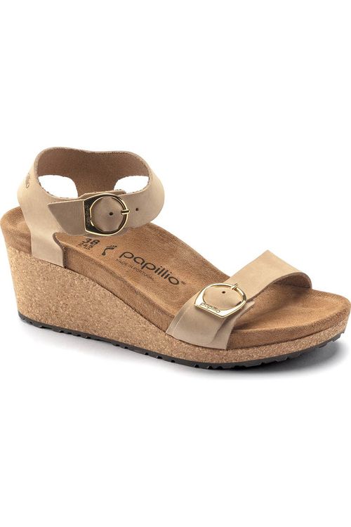 Soley Ring Buckle Wedge Sandal