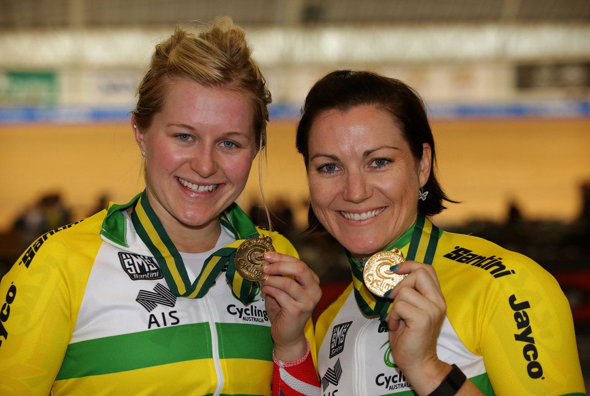 Stephanie Morton and Anna Meares won the 2016 sprint national title