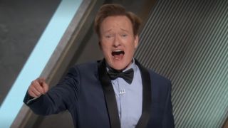 conan saying bye on Oscars