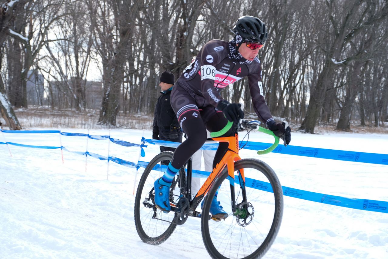 Maxx Chance (EVOL DevoElite Racing) led for much of the race but had a mishap