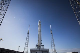 SES-9 Communications Satellite and Falcon 9 Rocket