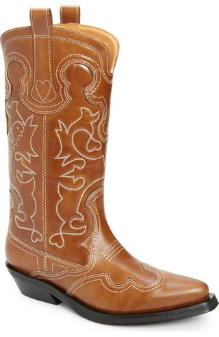 Embroidered Western Boot