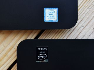 Intel stickers