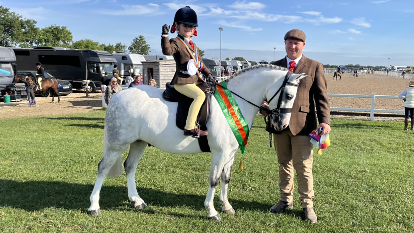 Penllech Sid and six-year-old Florence Milczarek are off to the Horse of the Year Show (HOYS)
