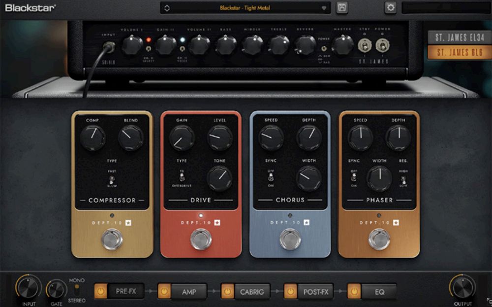 Blackstar St. James plugin