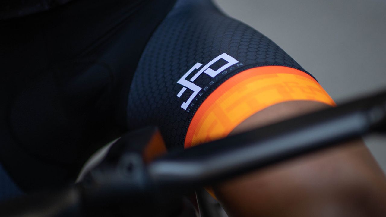 The Peter Sagan logo adorns the pieces
