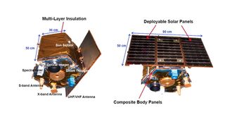 DebriSat is designed to be destroyed in order to help scientists learn more about how modern satellites become destructive space junk.