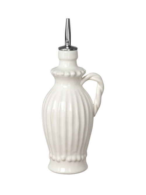 Beaded Cream Ceramic Oil Dispenser