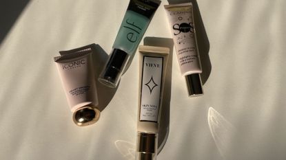 four of the best primers, including e.l.f., iconic, vieve and clarins