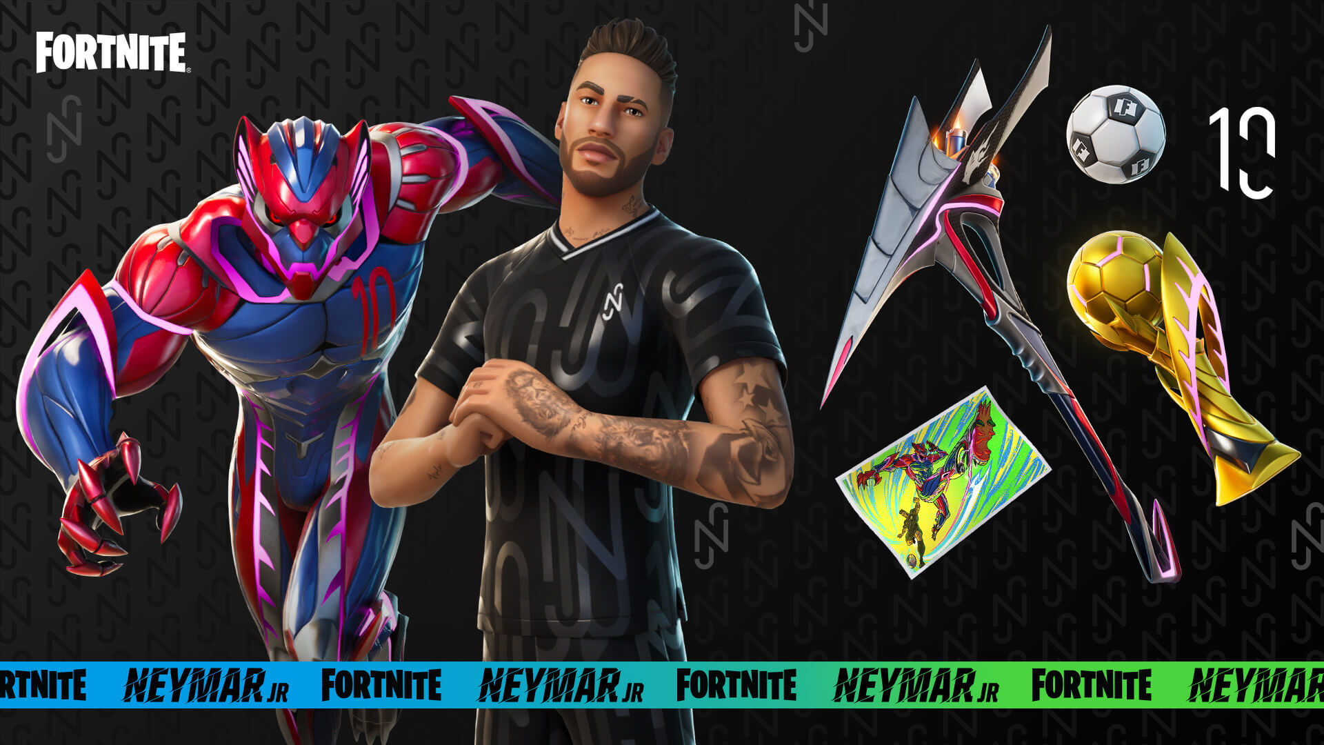 Neymar Jr. Fortnite skin