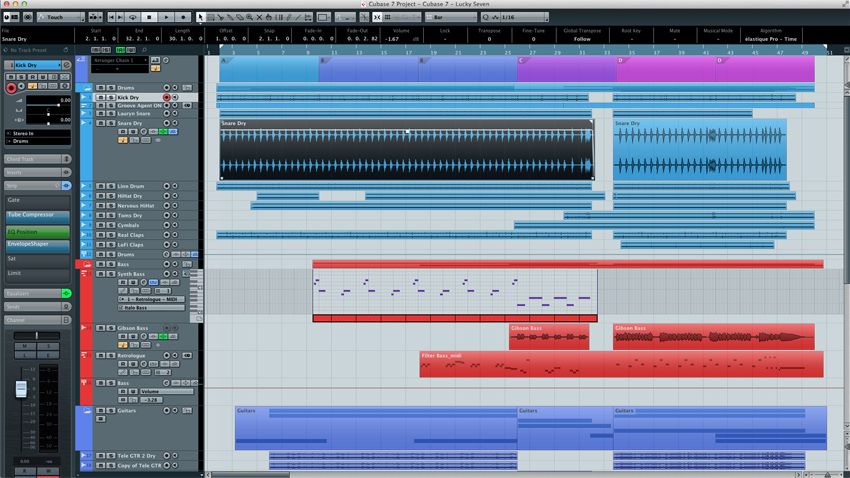 Cubase 7 will be released next month. Click though for screenshots of the MixConsole and Chord Track.
