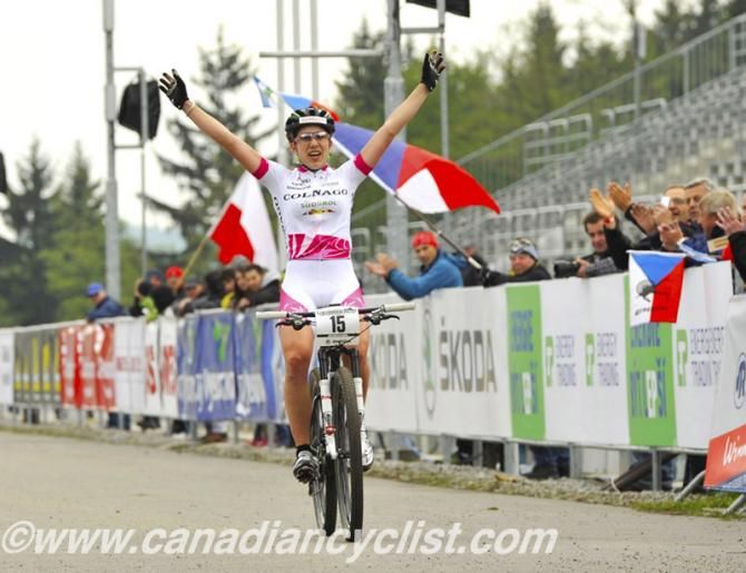 Andrea Waldis (Team Colnago Sudtirol) wins U23 women's race