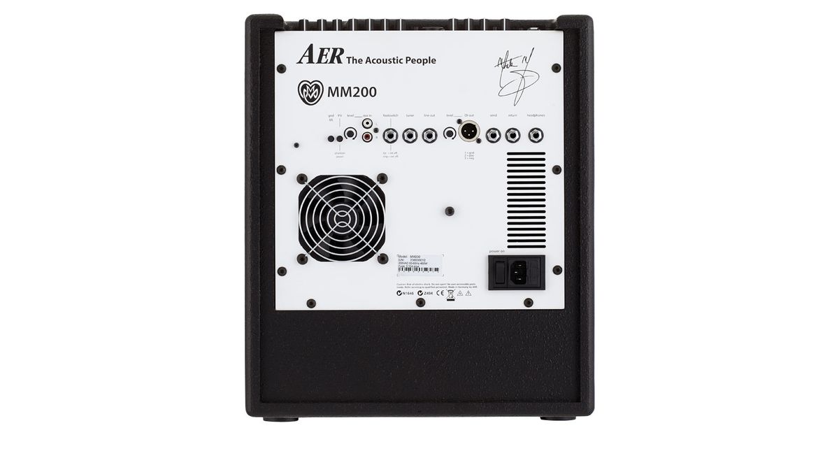 The tidy appearance of the MM200's rear panel is matched by its sonic class