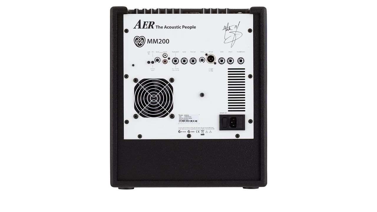 The tidy appearance of the MM200's rear panel is matched by its sonic class