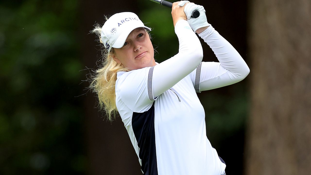 Celine Borge takes a shot at the KPMG Women&#039;s PGA Championship