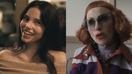 Inde Navarrette stars as Nikki in Obsession, Amy Madigan as the horrifying Aunt Gladys in Weapons.