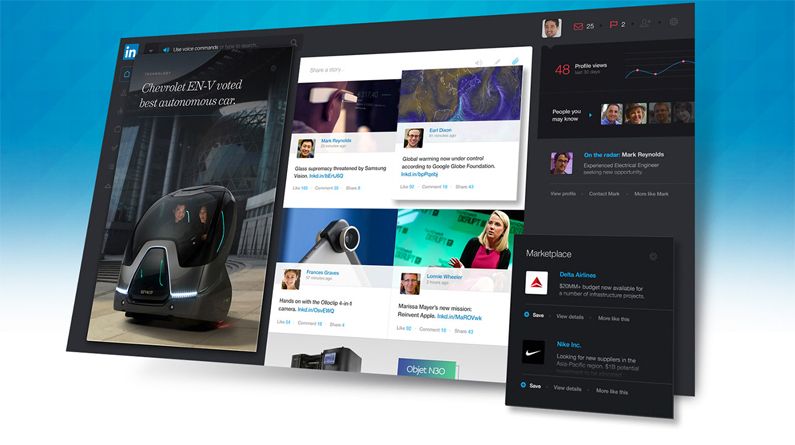 LinkedIn design concept aims to boost user experience | Creative Bloq
