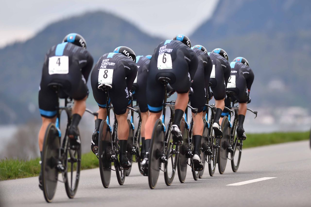 Team Sky in the TTT