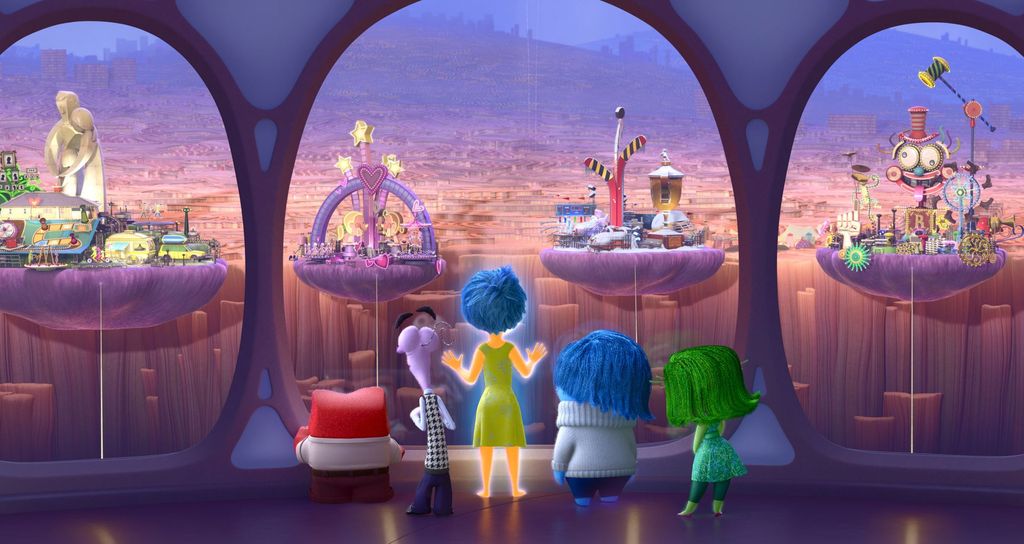 inside out the movie joy wallsticker