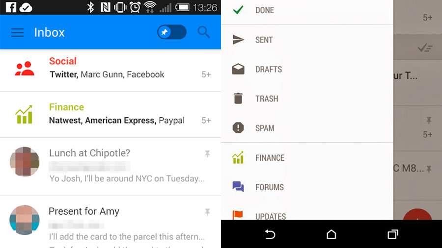 Gmail leaked screenshots