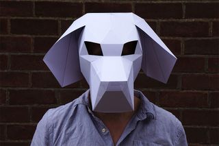 Geometric Halloween masks