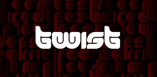 Twist font