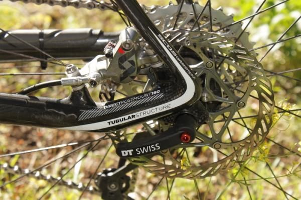The Scale uses a direct post mount for the rear brake, because of the design it will not accept a 140mm rotor.