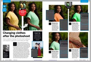 Image of Fundamentals tutorial in issue 280 of Digital Camera magazine, covering masking in Adobe Lightroom