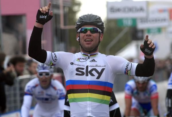 Team Sky and Mark Cavendish win stage 2 of the Giro d'Italia