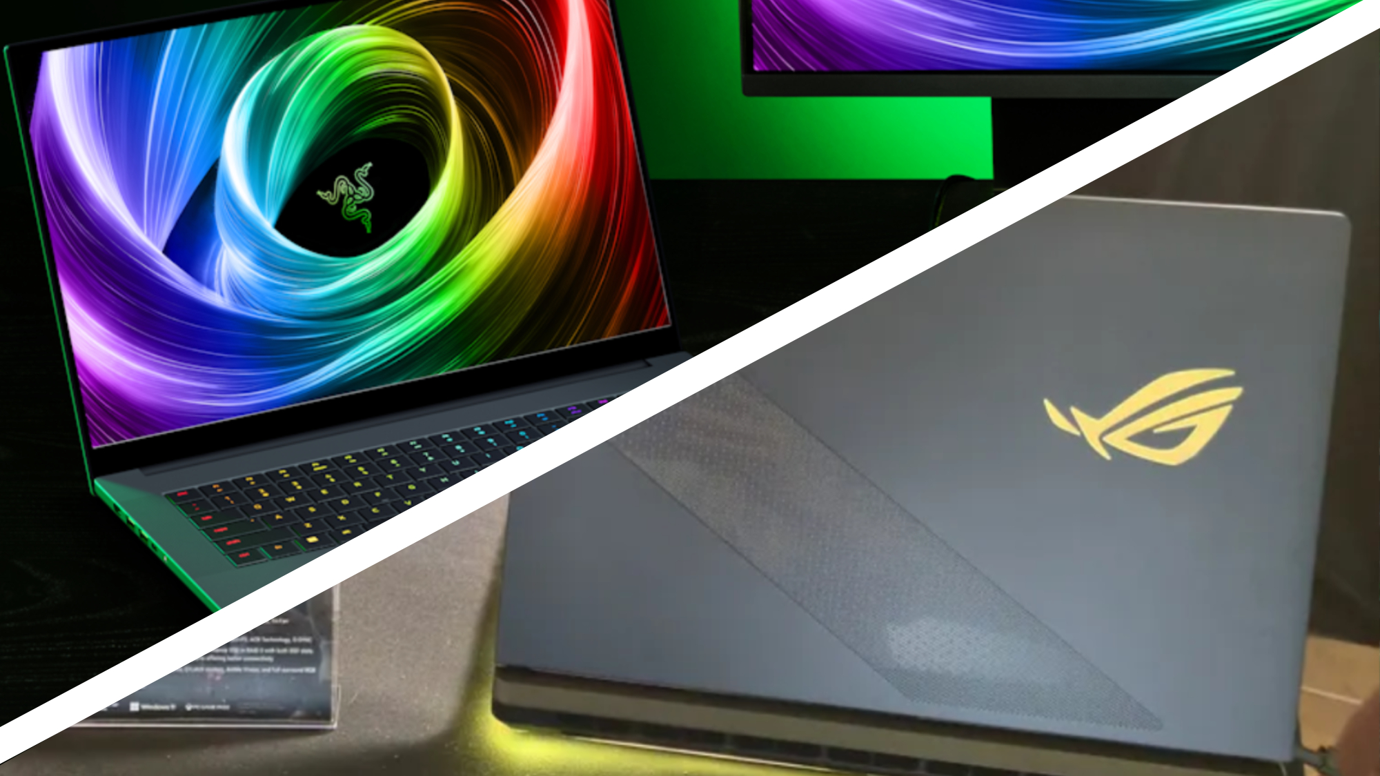 Razer Blade 16 (2025) and Asus Rog Zephyrus G16
