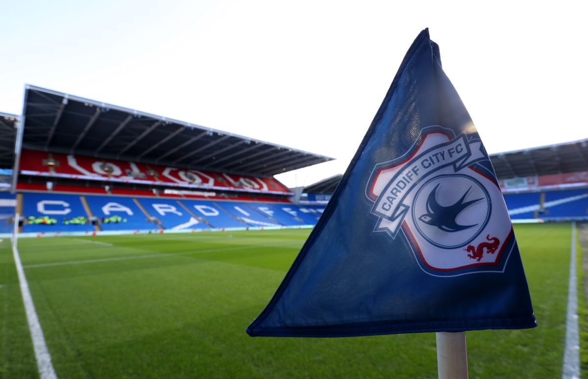 Cardiff City corner flag