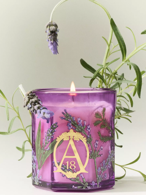Apothecary 18 Fresh Lavender Balsam Glass Candle