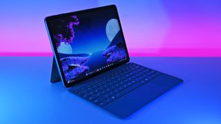 Microsoft's Surface Pro 12-inch 1st Edition (2025) powered by Qualcomm Snapdragon X Plus processor.